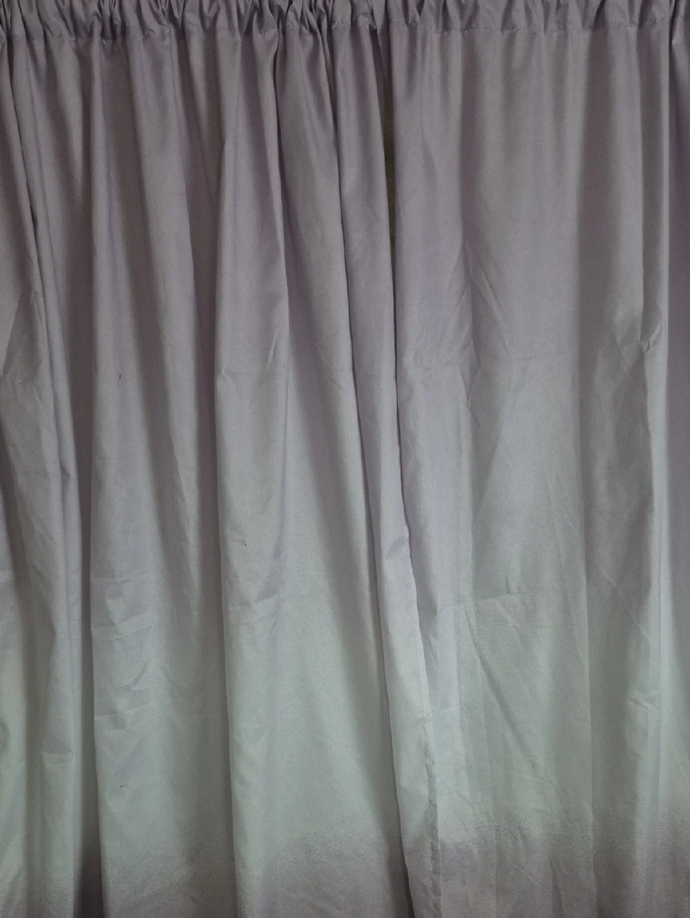 Ombre Gradiant White Lavender Purple Curtain Panels (2)